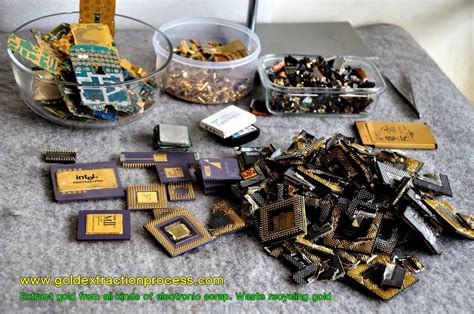 Salvaging Gold From Old Electronics 